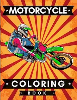 Motorcycle Coloring Book