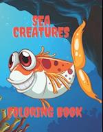 Sea Creatures Coloring Book