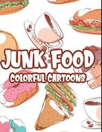 Junk Food Colorful Cartoons