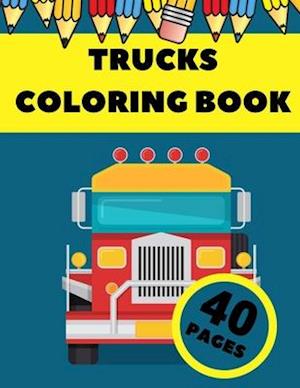 Trucks Coloring Book