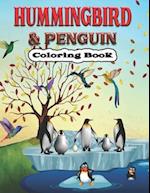 Hummingbird & Penguin Coloring Book