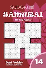 Sudoku Samurai - 200 Easy Puzzles 9x9 (Volume 14)
