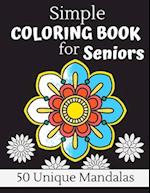 Simple Coloring Book For Seniors