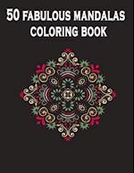 50 fabulous mandalas coloring book