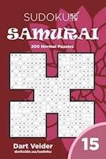 Sudoku Samurai - 200 Normal Puzzles 9x9 (Volume 15)