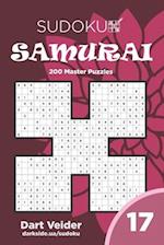 Sudoku Samurai - 200 Master Puzzles 9x9 (Volume 17)
