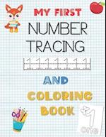 My First Number Tracing and Coloring Book