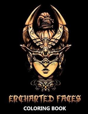 Enchanted Faces Coloring Book