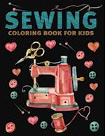 Sewing Coloring Book for Kids