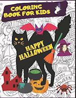 Happy Halloween. Coloring Book For Kids.