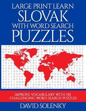 Large Print Learn Slovak with Word Search Puzzles