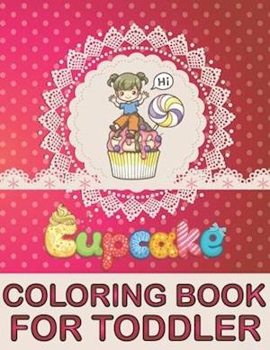 Cupcake Coloring Book For Toddler