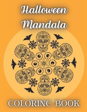 Halloween Mandala Coloring Book