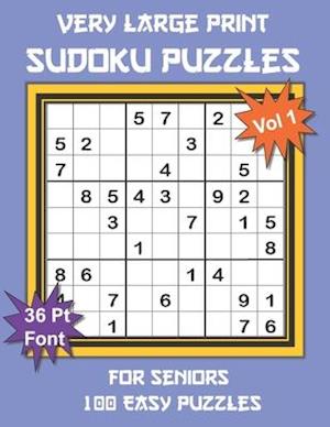 Very Large Print Sudoku Puzzles for Seniors