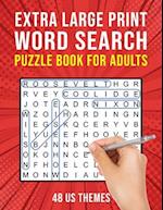 Extra Large Print Word Search Book for Adults