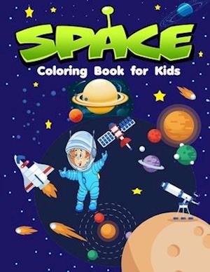 Space Coloring Book For Kids