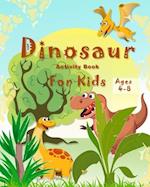 DinosaurActivity Book for Kids Ages 4-8
