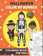 Halloween Color By Number For Kids