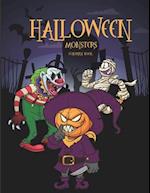 Halloween Monsters Coloring book