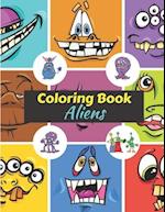 Aliens Coloring Book