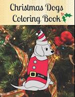 Christmas Dogs Coloring Book for kids