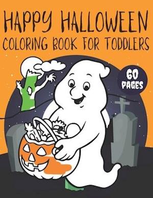 Happy Halloween Coloring Book for Toddlers