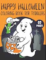 Happy Halloween Coloring Book for Toddlers