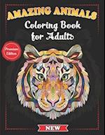 Amazing Animals Coloring Book for Adults