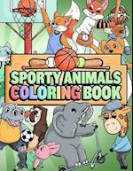 Sporty Animals Coloring Book