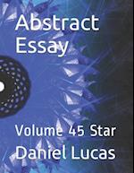 Abstract Essay