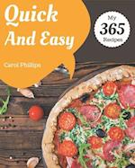 My 365 Quick And Easy Recipes