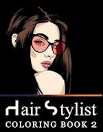 Hair Stylist Coloring Book 2