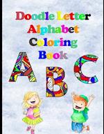 Doodle Letter Alphabet Coloring Book