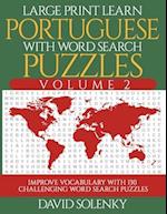 Large Print Learn Portuguese with Word Search Puzzles Volume 2