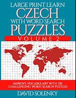 Large Print Learn Czech with Word Search Puzzles Volume 2