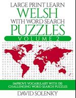 Large Print Learn Welsh with Word Search Puzzles Volume 2