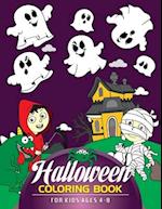 Halloween Coloring Book for Kids Ages 4-8