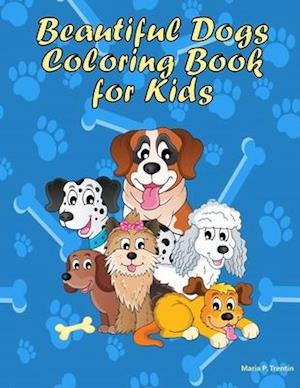 Beautiful dogs coloring book for kids