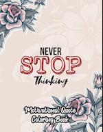 Motivational Quote Coloring Book
