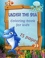 Under the sea. Coloring book for kids