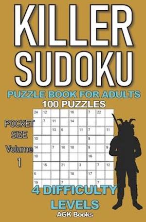 fa killer sudoku puzzle book for adults af agk books som paperback bog