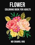 Flower Coloring Book for Adults