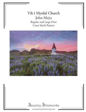 Vik i Myrdal Church Cross Stitch Pattern - John Mejia