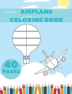 Airplane Coloring Book