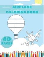 Airplane Coloring Book