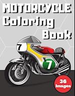 Motorcycle Coloring Book: Motorcycles & Motocross Scenes for Kids 