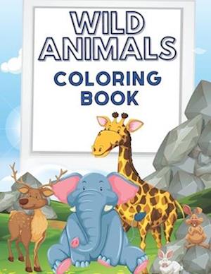 Wild Animals Coloring Book