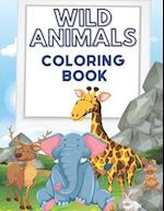 Wild Animals Coloring Book