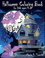 Halloween coloring book for kids ages 4-8