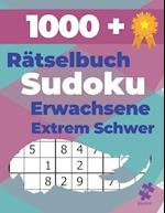 1000+ Rätselbuch Sudoku Erwachsene Extrem Schwer
